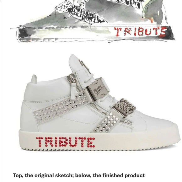 MICHAEL JACKSON TRIBUTE SNEAKERS - Picture 15 of 16